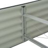 Garden Raised Bed – Galvanized Steel, Gray 94.5" x 31.5" x 17.3"