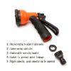Adjustable Garden Water Gun Hose Nozzle – High‑Pressure Spray