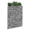 Gabion Raised Bed – Silver Galvanized Steel – 31.5" x 7.9" x 39.4"