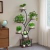 Indoor Plant Stand with Grow Lights – 62 in Tall, 8‑Tier Lighted Metal Shelf