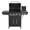 4‑Burner Propane Gas Grill with Side Burner – 425 sq in Cooking Area, 52,000 BTU