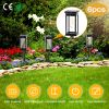 6-Pack Solar Decorative Pathway Stake Lights – Auto On/Off, IP65