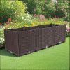 SOGA 120 cm Deep Planter Box with Legs – Durable Plastic Garden Bed