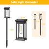 6-Pack Solar Decorative Pathway Stake Lights – Auto On/Off, IP65