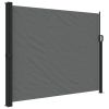 Retractable Side Awning – Anthracite, 118.1" x 118.1" x 63.0"
