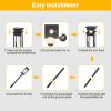 6-Pack Solar Decorative Pathway Stake Lights – Auto On/Off, IP65