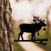 Whimsical Iron Elk Sculpture – CIFbuy Garden & Patio Décor