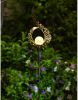 Solar Crackle Glass Globe Garden Stake Light