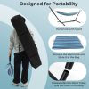 Portable 2-Person Double Hammock Set with Stand and Carrying Cases