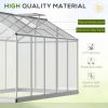 10 x 6 ft Walk‑In Polycarbonate Greenhouse for Winter
