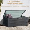 260‑Gallon Metal Outdoor Deck Box – Lockable, Extra‑Large Patio Storage