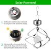 Spiral Spinner Solar Wind Chime Light – Color-Changing LED