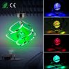 Spiral Spinner Solar Wind Chime Light – Color-Changing LED