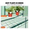 Walk‑In Greenhouse with Shelves & High‑Strength PE Cover – 4.6 x 2.4 x 6.7 ft