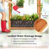 Raised Garden Bed with Trellis and Hanging Pot Options