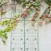 2‑Pack Metal Garden Trellis – 71" x 19.7", Green Rustproof Supports