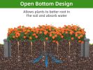 Wooden Raised Garden Bed – Tool-Free Assembly - 48" x 48" x 10"