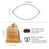 Bohemian Single Camping Hammock – Portable Lightweight Parachute Design