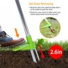 Stand‑Up Weed Puller Twister with 3 Claws & Foot Pedal – 38.98 in Handle