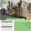 Heavy‑Duty Garden Tool Organizer Tower Rack with Hooks – 3‑Tier