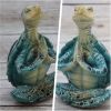 Meditating Sea Turtle Sculpture – Tranquility Garden Yoga Statue