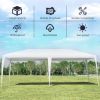 Waterproof Event Canopy Tent with Pegs & Wind Ropes – 10 x 20 Ft