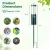 Large‑Capacity Standing Bird Feeder – Squirrel‑Resistant Tube, 51" Tall