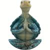 Meditating Sea Turtle Sculpture – Tranquility Garden Yoga Statue