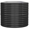 Large Oval Garden Raised Bed – Anthracite Powder‑Coated Steel
