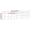 Large Oval Garden Raised Bed – Anthracite Powder‑Coated Steel