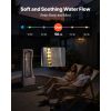 38.6" VEVOR Outdoor Water Fountain – 1‑Tier Vertical Rock Base with LED