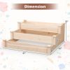 3-Tier Wooden Raised Garden Bed for Backyard and Patio