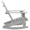 Grey Hardwood Garden Rocking Chair