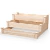 3-Tier Wooden Raised Garden Bed for Backyard and Patio