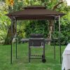 Replacement Double-Tier Canopy Roof for 8 x 5 Ft Grill Gazebo