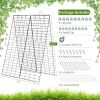 Foldable A-Frame Trellis Plant Supports – 2 Pieces with Twist Ties