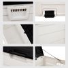 Outdoor Garden Plastic Storage Deck Box Chest – Lockable Seat – 75 Gallon