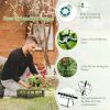 Foldable A-Frame Trellis Plant Supports – 2 Pieces with Twist Ties