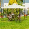 Two-Tier Patio Gazebo Canopy Tent – 10 x 10 Ft