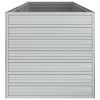 Garden Raised Bed – Galvanized Steel, Silver 94.5" x 31.5" x 30.3", Open Bottom