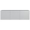 Garden Raised Bed – Galvanized Steel, Silver 94.5" x 31.5" x 30.3", Open Bottom