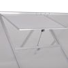 6 x 8 ft Polycarbonate Walk‑In Greenhouse with Vent Window, Hinged Door & Rain Gutter