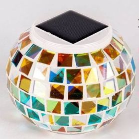 Color-Changing Solar Glass Ball Garden Lamp – Waterproof