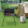2‑in‑1 Portable Propane Camping Grill & Stove with Detachable Legs – 20,000 BTU