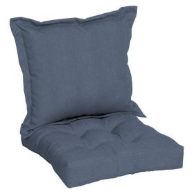 45" x 24" Tan Rectangle Outdoor 2-Piece Deep Seat Cushion