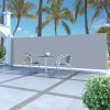 Side Awning – Grey Polyester with PU Coating & Steel Frame
