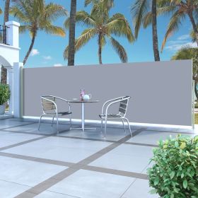 Side Awning – Grey Polyester with PU Coating & Steel Frame