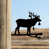 Whimsical Iron Elk Sculpture – CIFbuy Garden & Patio Décor