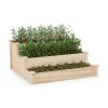 3-Tier Wooden Raised Garden Bed for Backyard and Patio