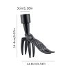 Manual Garden Weeder Rake with Foot Pedal & Claw Head